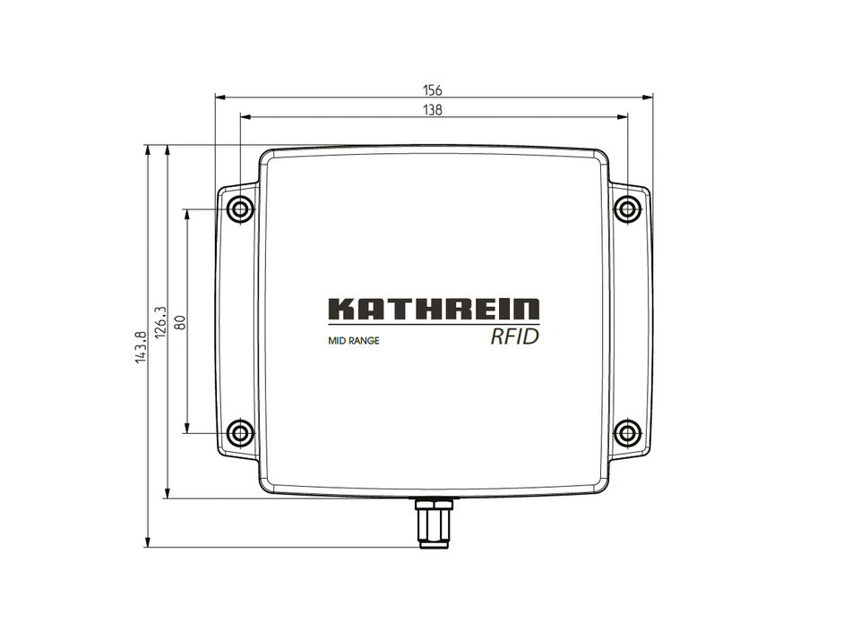 Kathrein 1St Kathrein KEA750/R Parabolantenne 75 cm Rotbraun 