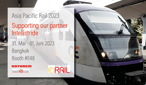 Kathrein Solutions und Partner Intellistride bei Asia Pacific Rail 2023